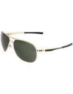 Anteojos Lentes De Sol Oakley Plaintiff Oo4057-02 De Oro Gris Oscuro