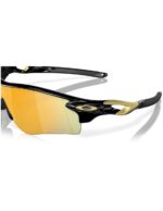 Anteojos Lentes De Sol Oakley Radarlock Path Oo9206-74 Negro Amarillo - Imagen 6