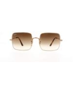 Anteojos Lentes de Sol Ray Ban Square RB1971 Degrade dorado/marrón  54-19 - Imagen 2