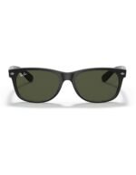 Anteojos Lentes de Sol Ray Ban New Wayfarer RB2132 901L 55-18 Negro/verde - Imagen 2
