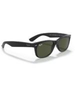 Anteojos Lentes de Sol Ray Ban New Wayfarer RB2132 901L 55-18 Negro/verde - Imagen 5