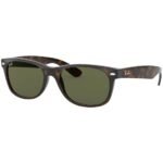 Anteojos Lentes de Sol Ray Ban New Wayfarer RB2132 902L 55-18 Tortuga/verde