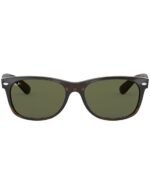 Anteojos Lentes de Sol Ray Ban New Wayfarer RB2132 902L 55-18 Tortuga/verde - Imagen 2