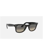 Anteojos Lentes de Sol Ray Ban Wayfarer RB2140F 90132 52-22 Degrade negro/gris - Imagen 6