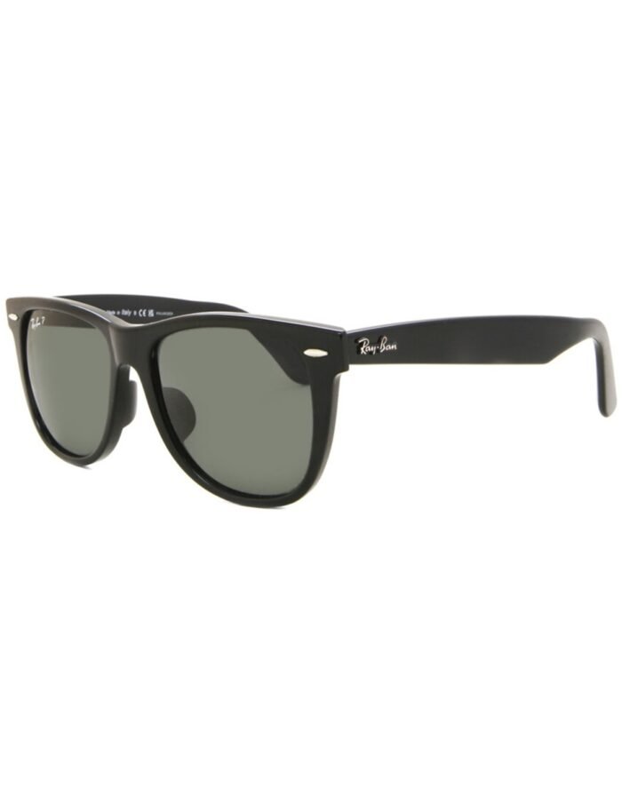 Anteojos Lentes de Sol Ray Ban Wayfarer Rb2140F Negro/Verde Polarizado 54-22 - Imagen 1