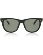 Anteojos Lentes de Sol Ray Ban Wayfarer Rb2140F Negro/Verde Polarizado 54-22 - Imagen 2