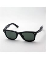 Anteojos Lentes de Sol Ray Ban Wayfarer Rb2140F Negro/Verde Polarizado 54-22 - Imagen 5