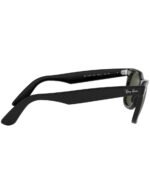 Anteojos Lentes de Sol Ray Ban Wayfarer RB2140F 901 52-22 Negro pulido/verde - Imagen 7