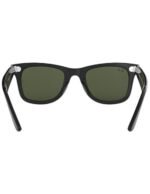 Anteojos Lentes de Sol Ray Ban Wayfarer RB2140F 901 54-22 Negro pulido/verde - Imagen 3