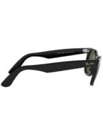 Anteojos Lentes de Sol Ray Ban Wayfarer RB2140F 901 54-22 Negro pulido/verde - Imagen 4