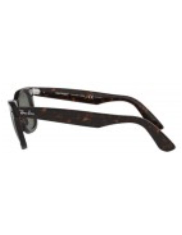 Anteojos Lentes de Sol Ray Ban Wayfarer Rb2140F Tortuga/Verde Polarizado 54-22 - Imagen 3