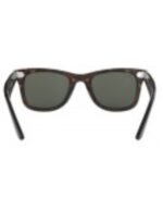 Anteojos Lentes de Sol Ray Ban Wayfarer Rb2140F Tortuga/Verde Polarizado 54-22 - Imagen 4