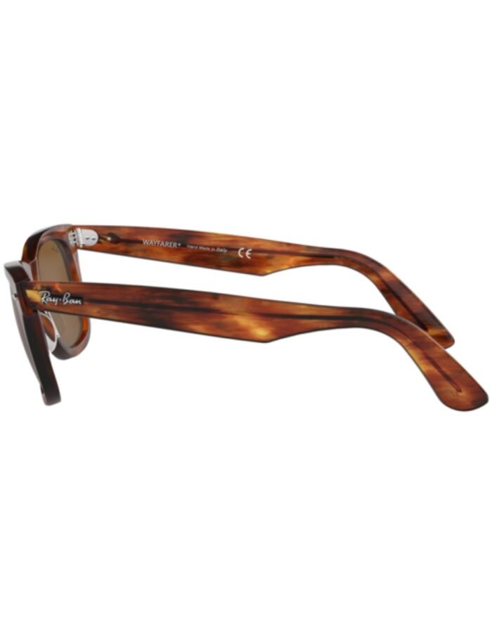 Anteojos Lentes de Sol Ray Ban Wayfarer RB2140F 954 54-22 Habana rayada/marrón - Imagen 2