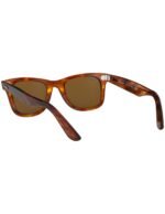 Anteojos Lentes de Sol Ray Ban Wayfarer RB2140F 954 54-22 Habana rayada/marrón - Imagen 3