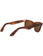 Anteojos Lentes de Sol Ray Ban Wayfarer RB2140F 954 54-22 Habana rayada/marrón - Imagen 4