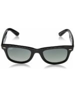 Anteojos Lentes de Sol Ray Ban Wayfarer RB2140 90171 50-22 Negro pulido/gris - Imagen 3