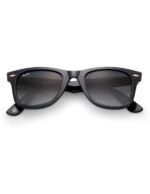 Anteojos Lentes de Sol Ray Ban Wayfarer RB2140 90171 50-22 Negro pulido/gris - Imagen 5