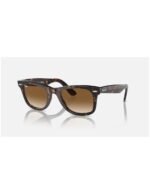 Anteojos Lentes de Sol Ray Ban Wayfarer RB2140 Tortuga/Degrade marrón  50-22 - Imagen 2