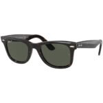 Anteojos Lentes de Sol Ray Ban Wayfarer Rb2140 Tortuga/Verde Polarizado 50-22