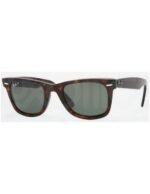 Anteojos Lentes de Sol Ray Ban Wayfarer Rb2140 Tortuga/Verde Polarizado 50-22 - Imagen 2