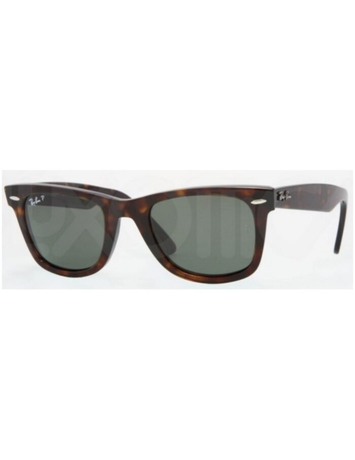 Anteojos Lentes de Sol Ray Ban Wayfarer Rb2140 Tortuga/Verde Polarizado 50-22 - Imagen 2