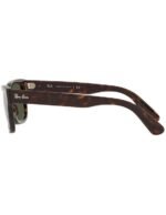 Anteojos Lentes de Sol Ray Ban Wayfarer Rb2140 Tortuga/Verde Polarizado 50-22 - Imagen 4