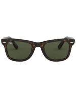Anteojos Lentes de Sol Ray Ban Wayfarer Rb2140 Tortuga/Verde Polarizado 50-22 - Imagen 5