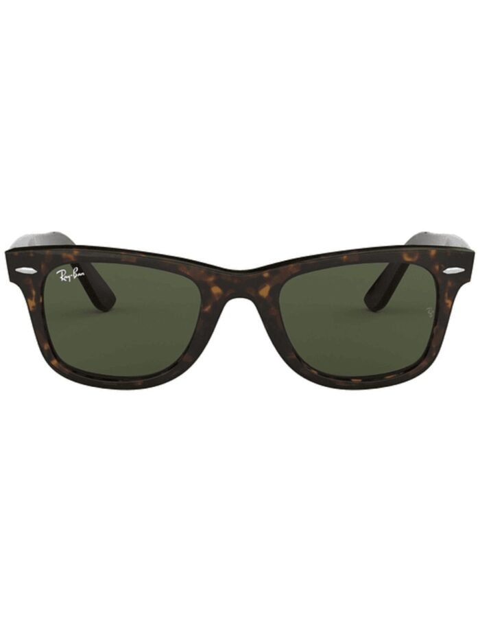 Anteojos Lentes de Sol Ray Ban Wayfarer Rb2140 Tortuga/Verde Polarizado 50-22 - Imagen 5