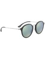Anteojos Lentes de Sol Ray Ban Round Fleck RB2447F Negro Plata/Plata 49-21 - Imagen 2