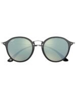Anteojos Lentes de Sol Ray Ban Round Fleck RB2447F Negro Plata/Plata 49-21 - Imagen 3