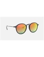 Anteojos Lentes de Sol Ray Ban Round Fleck RB2447F Negro Degrade/naranja 49-21 - Imagen 6