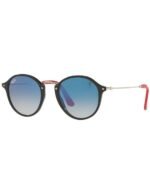 Anteojos Lentes de Sol Ray Ban Round Fleck RB2447MF Degrade negro/azul 52-21 - Imagen 2