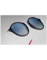Anteojos Lentes de Sol Ray Ban Round Fleck RB2447MF Degrade negro/azul 52-21 - Imagen 6