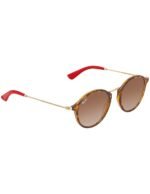 Anteojos Lentes de Sol Ray Ban Round Fleck RB2447MF Habana/Degrade marrón 52-21 - Imagen 5