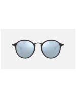 Anteojos Lentes de Sol Ray Ban Round Fleck RB2447MF F61430 52-21 Negro/plata - Imagen 2