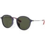Anteojos Lentes de Sol Ray Ban Round Fleck RB2447MF F61531 52-21 Azul/gris