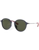 Anteojos Lentes de Sol Ray Ban Round Fleck RB2447MF F61531 52-21 Azul/gris