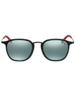 Anteojos Lentes de Sol Ray Ban Scuderia Ferrari RB2448MF F614/30 53 Negro/plata - Imagen 3