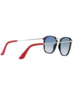Anteojos Lentes de Sol Ray Ban Scuderia Ferrari RB2448MF F614/30 53 Negro/plata - Imagen 4