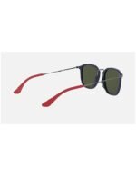 Anteojos Lentes de Sol Ray Ban Scuderia Ferrari RB2448MF Clásico azul/verde 53 - Imagen 5