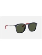 Anteojos Lentes de Sol Ray Ban Scuderia Ferrari RB2448MF Clásico azul/verde 53 - Imagen 6