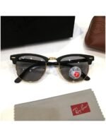 Anteojos Lentes de Sol Ray Ban Polarizado Clubmaster Rb3016 901Sp2 51-21 - Imagen 7