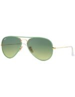 Anteojos Lentes de Sol Ray Ban Aviator RB3025JM Degrade verde/verde 58-14