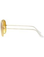 Anteojos Lentes de Sol Ray Ban Aviator RB3025JM Degrade dorado/amarillo 58-14 - Imagen 2