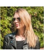 Anteojos Lentes de Sol Ray Ban Aviator RB3025JM 14632 58-14 - Imagen 7