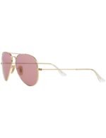 Anteojos Lentes de Sol Ray Ban Aviator RB3025 00115 58-14  Espejo dorado y rosa - Imagen 4