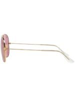 Anteojos Lentes de Sol Ray Ban Aviator RB3025 00115 58-14  Espejo dorado y rosa - Imagen 5