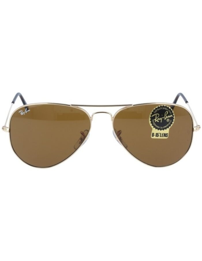 Anteojos Lentes de Sol Ray Ban Aviator RB3025 Clásico dorado/marrón 58-14 - Imagen 2