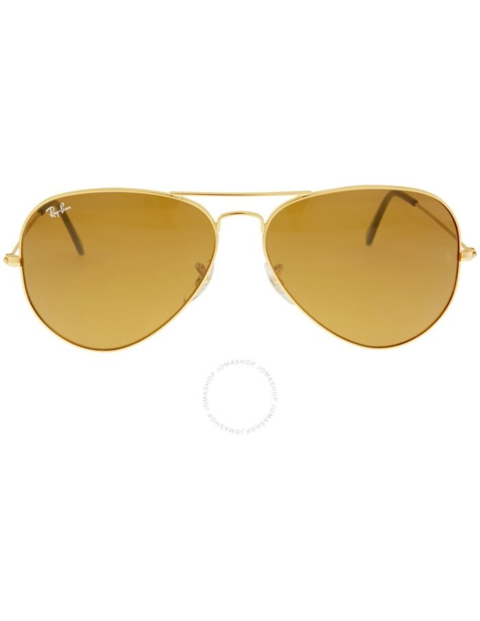 Anteojos Lentes de Sol Ray Ban Aviator RB3025 Clásico dorado/marrón 58-14 - Imagen 4