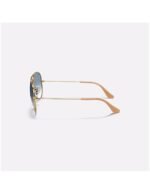 Anteojos Lentes de Sol Ray Ban Aviator RB3025 0013F 62-14  Degrade dorado/azul - Imagen 2